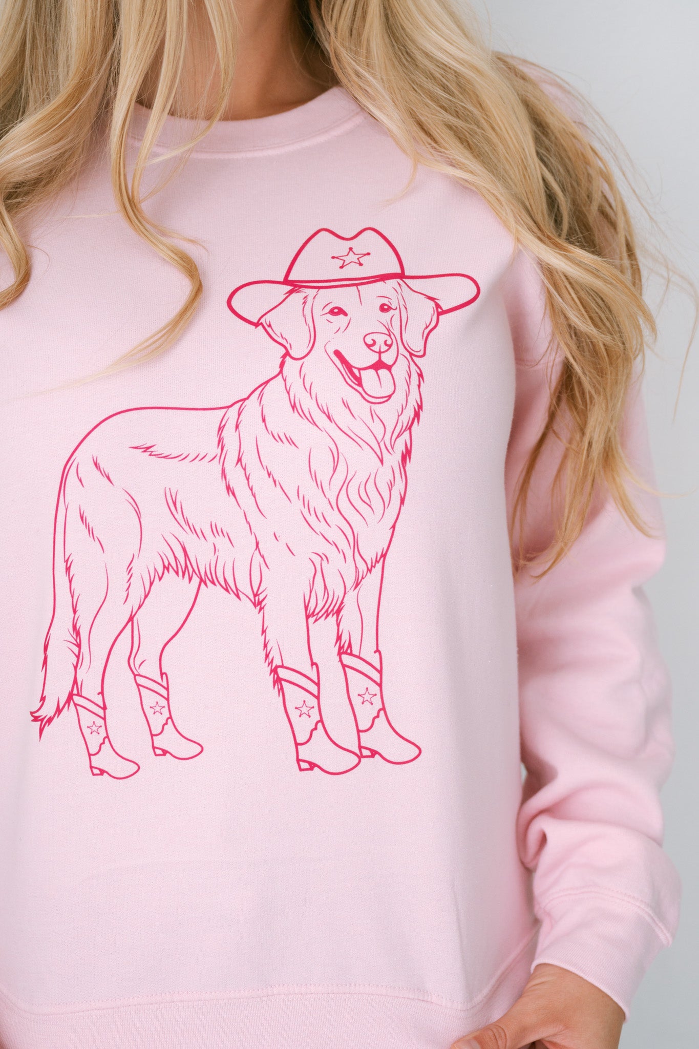Western Dog Cowboy Sweatshirt (CUSTOMIZABLE)